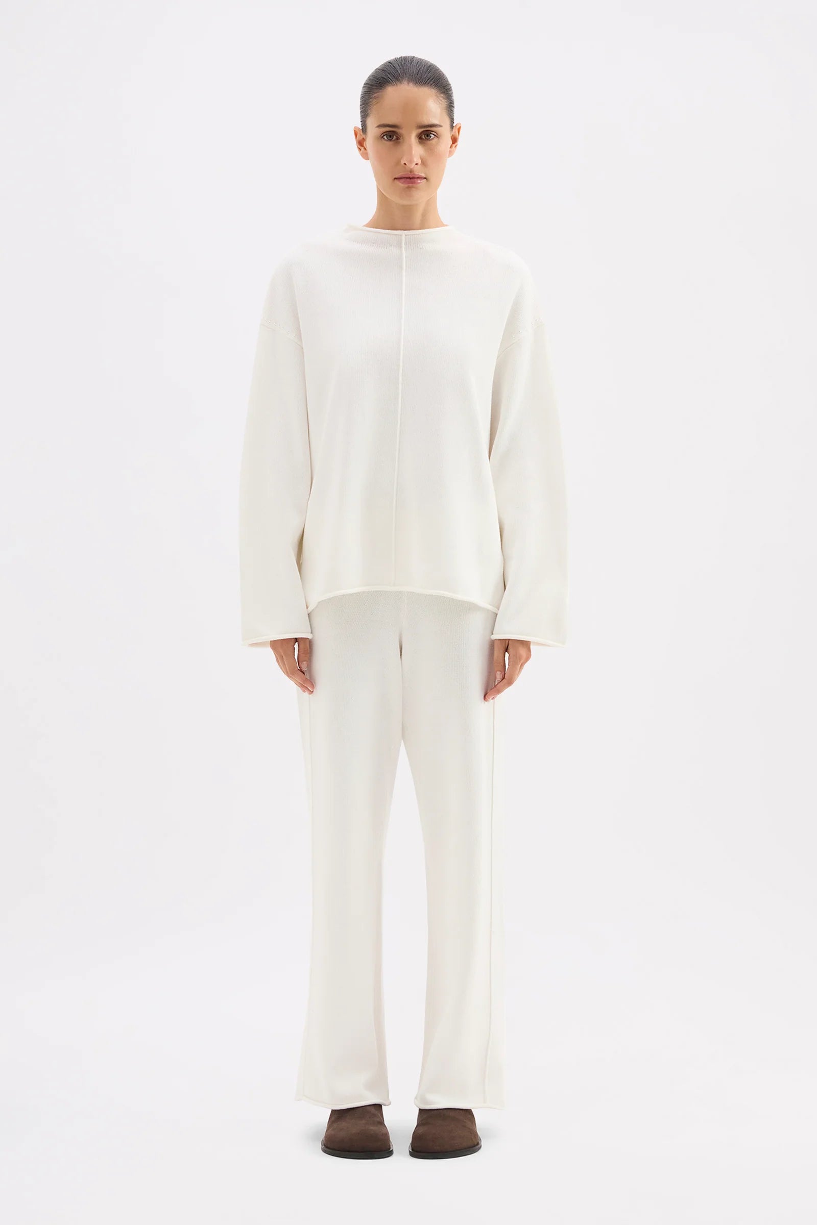 Arlet knit pant, salt