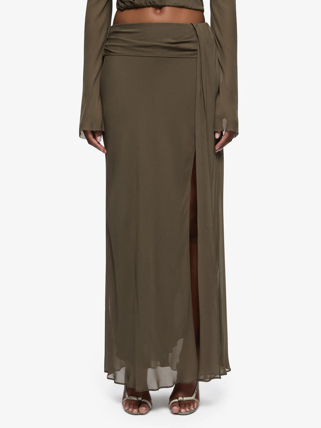 Briya maxi skirt, twig