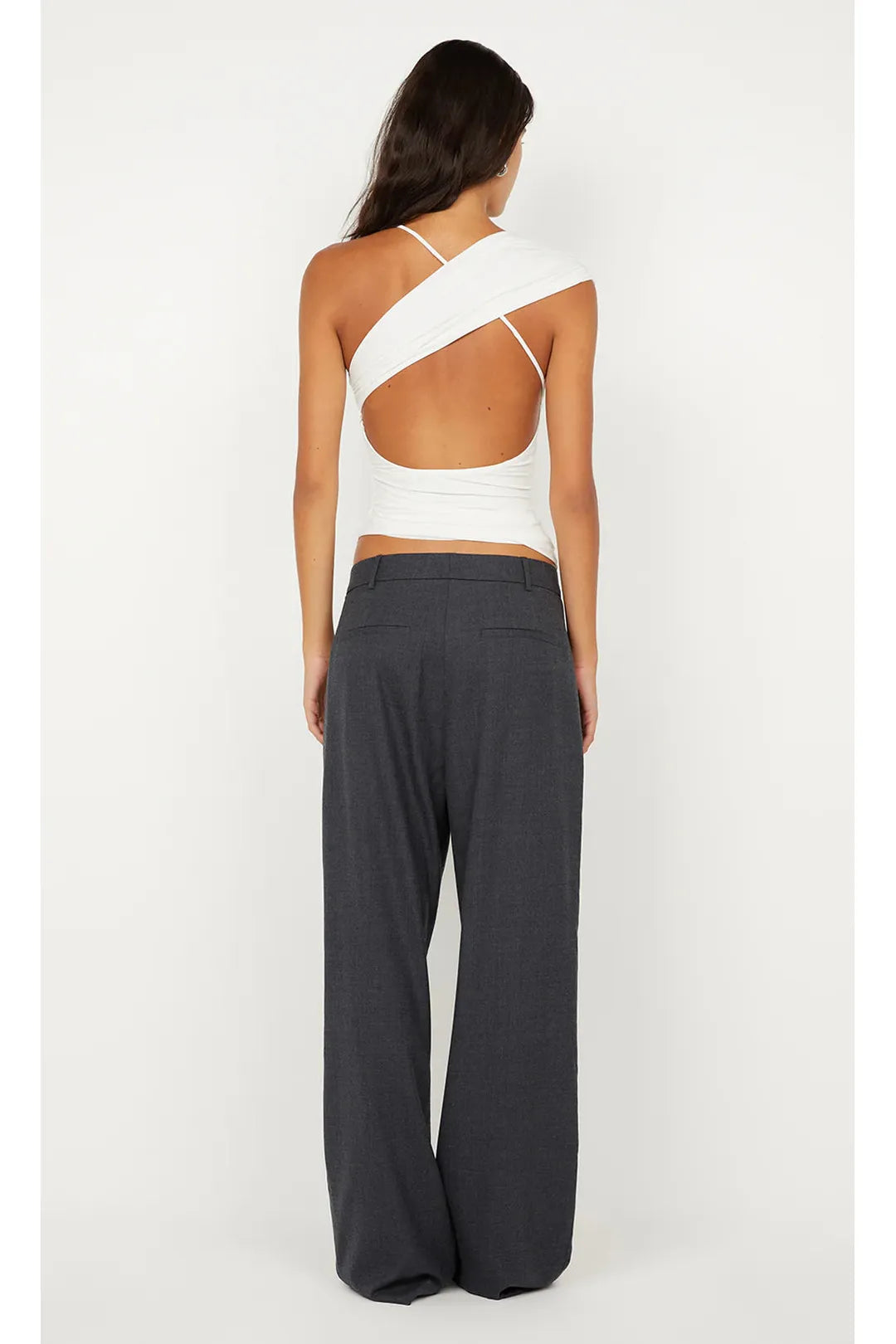 Bree asym top, white