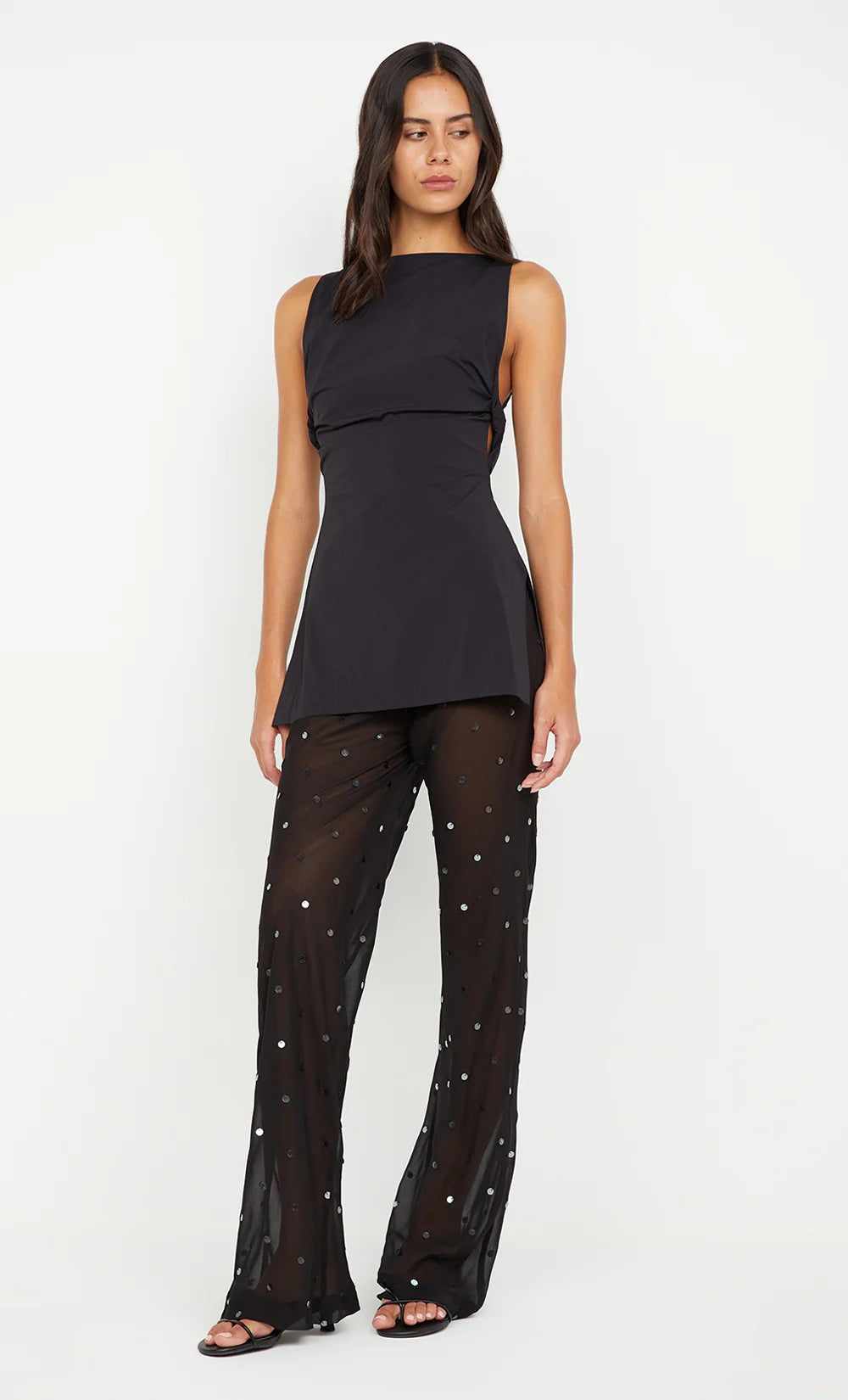 Arielle pant, black sequin