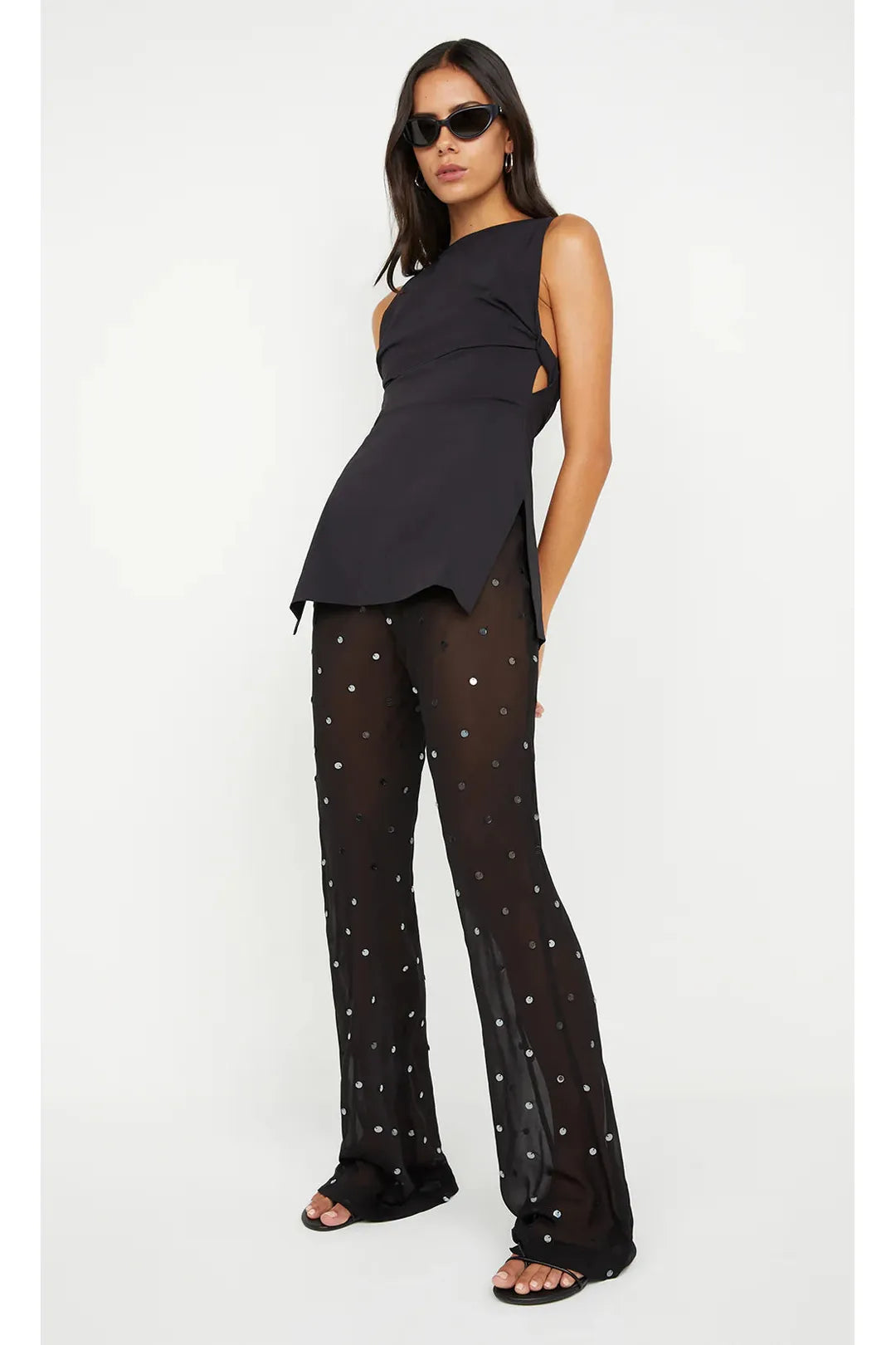Arielle pant, black sequin