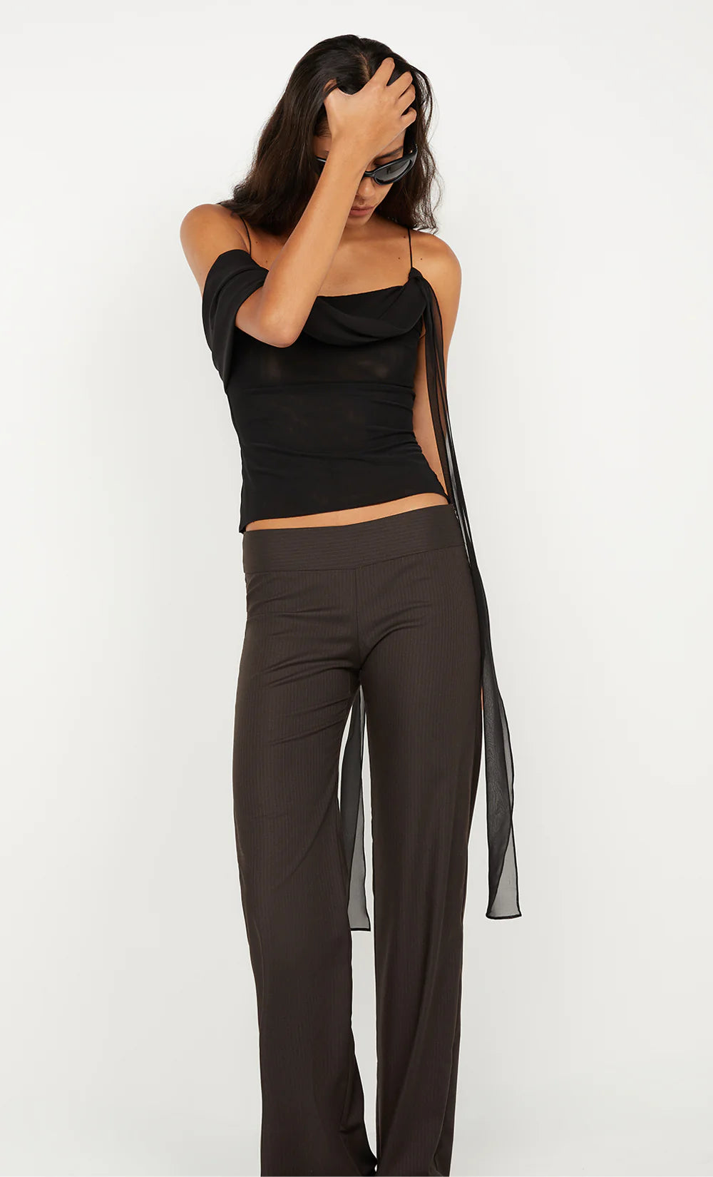 Danka asym cami, black