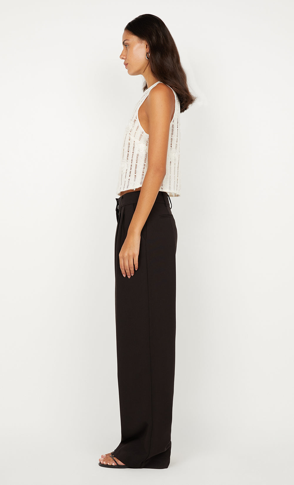 Amelie shell top, Ivory