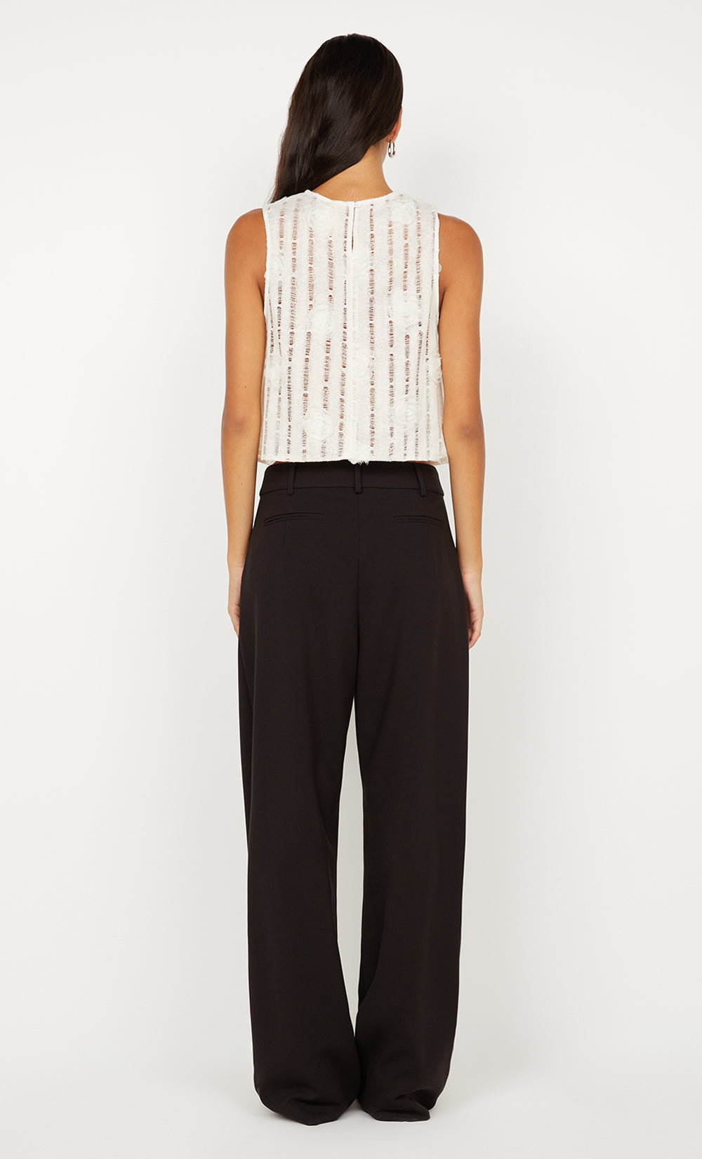 Amelie shell top, Ivory