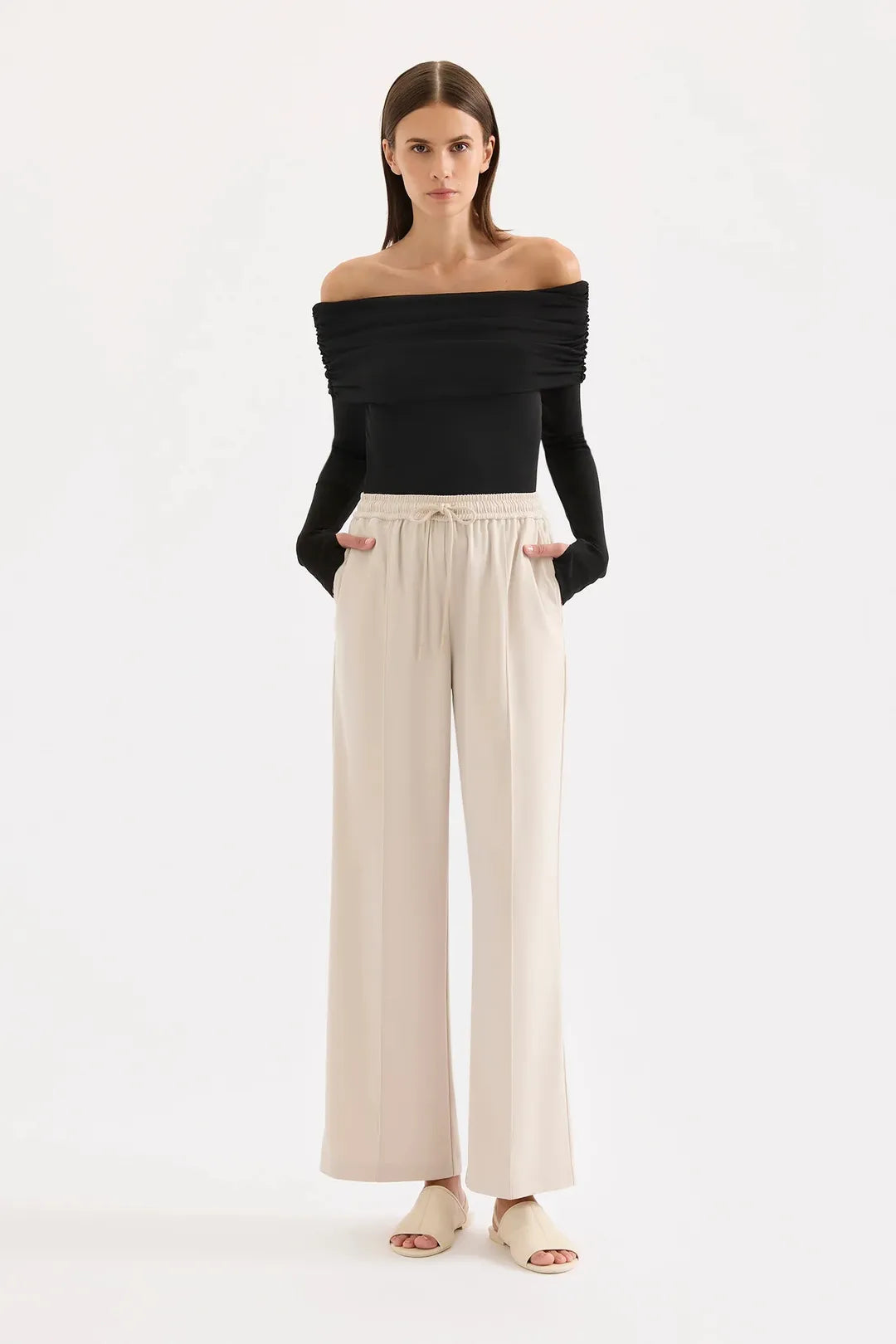 Quincy pant, buff