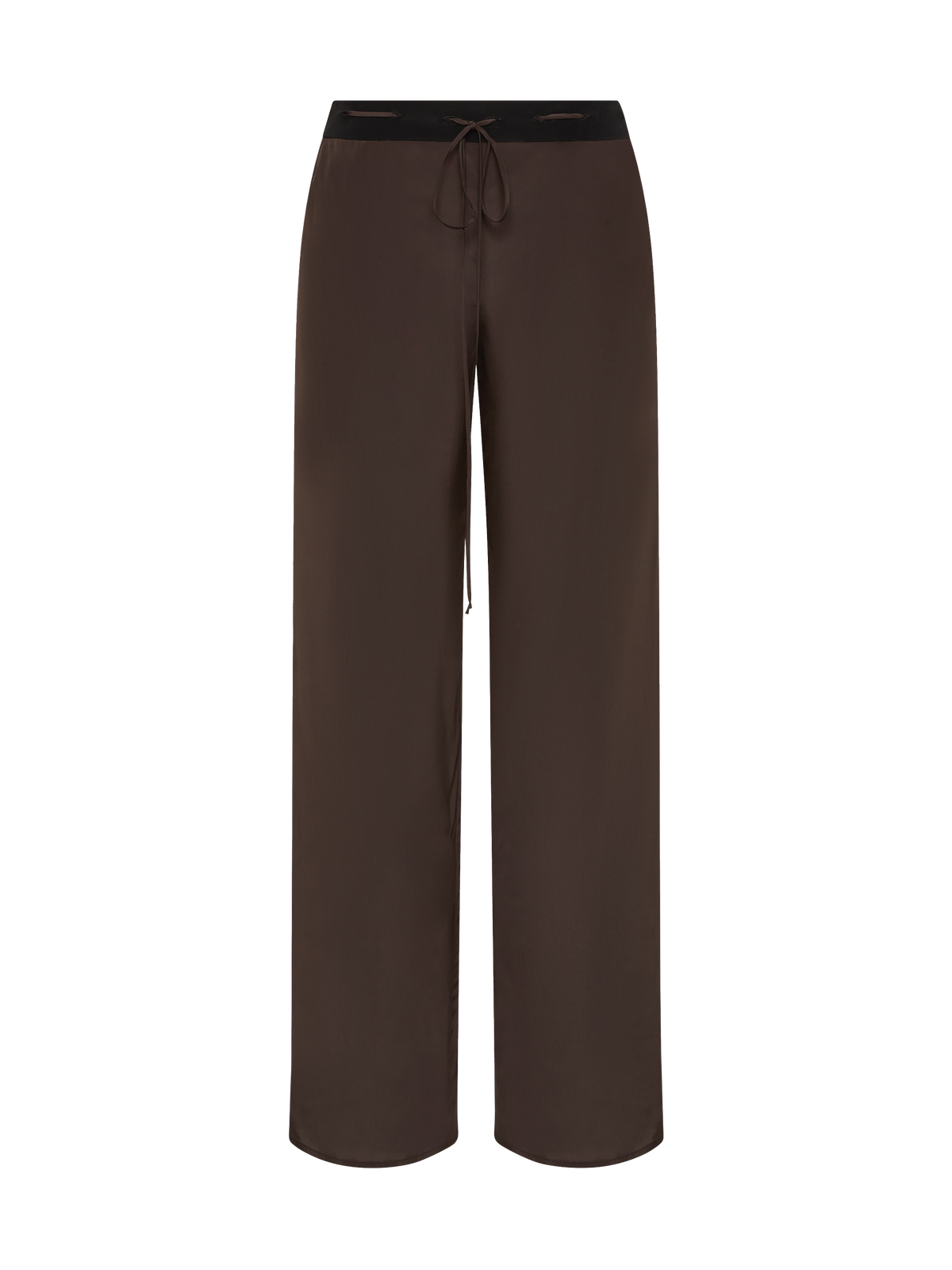 Eleni pant, dark chocolate/black