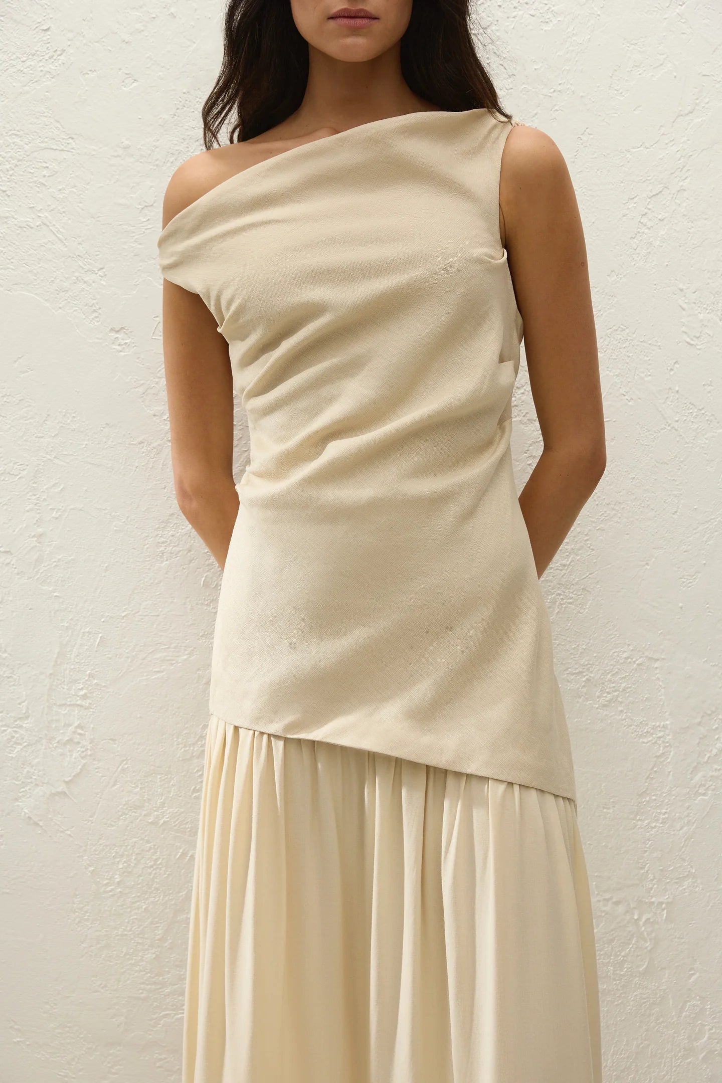 Roma maxi dress, panna