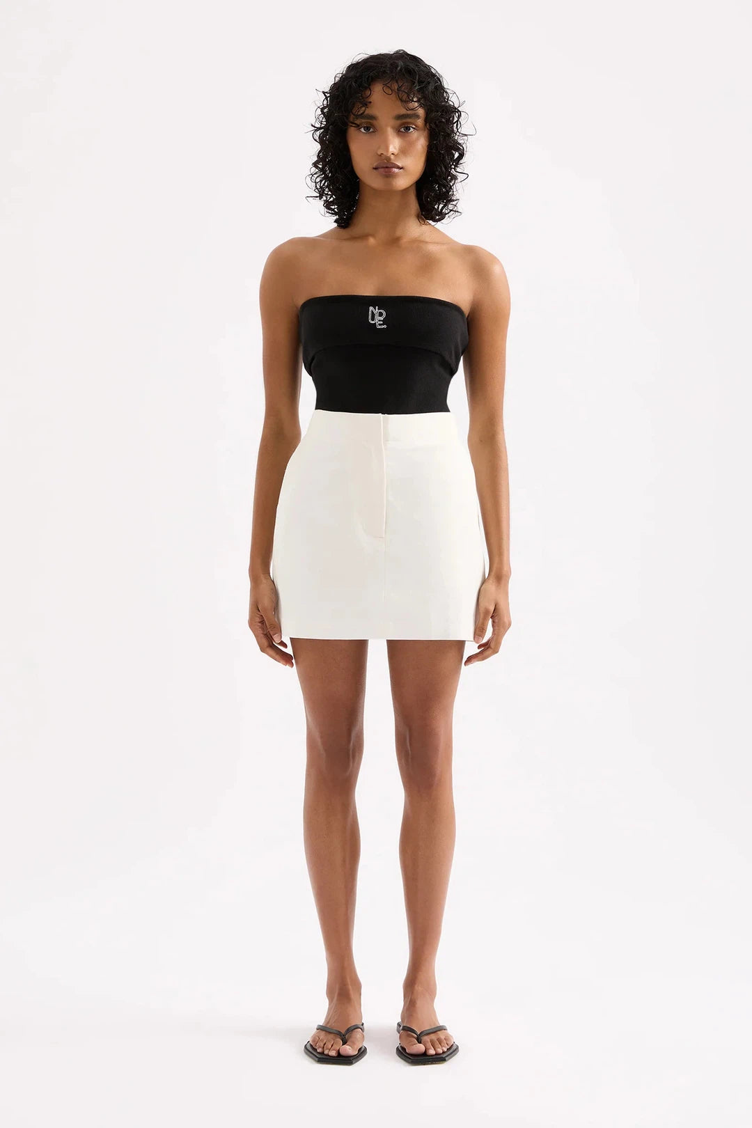 ripley tailored skirt, salt