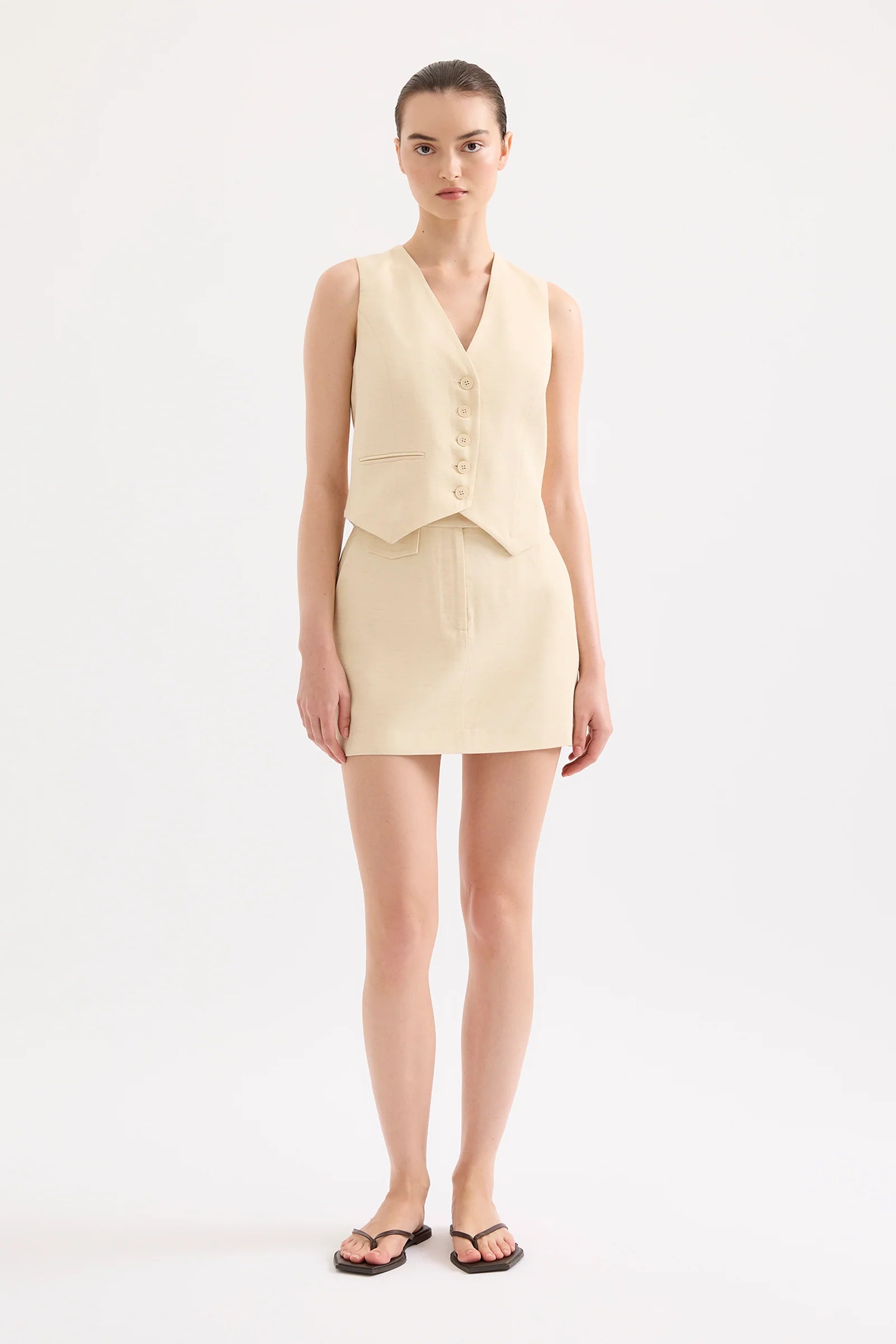 Garcia mini skirt, chamomile
