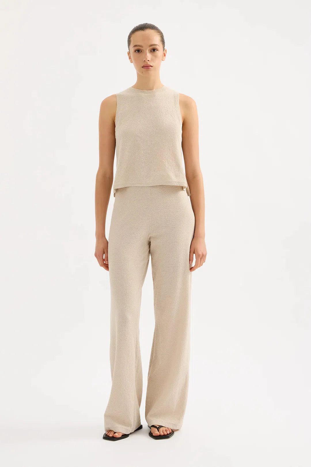 zosia knit pant, bone