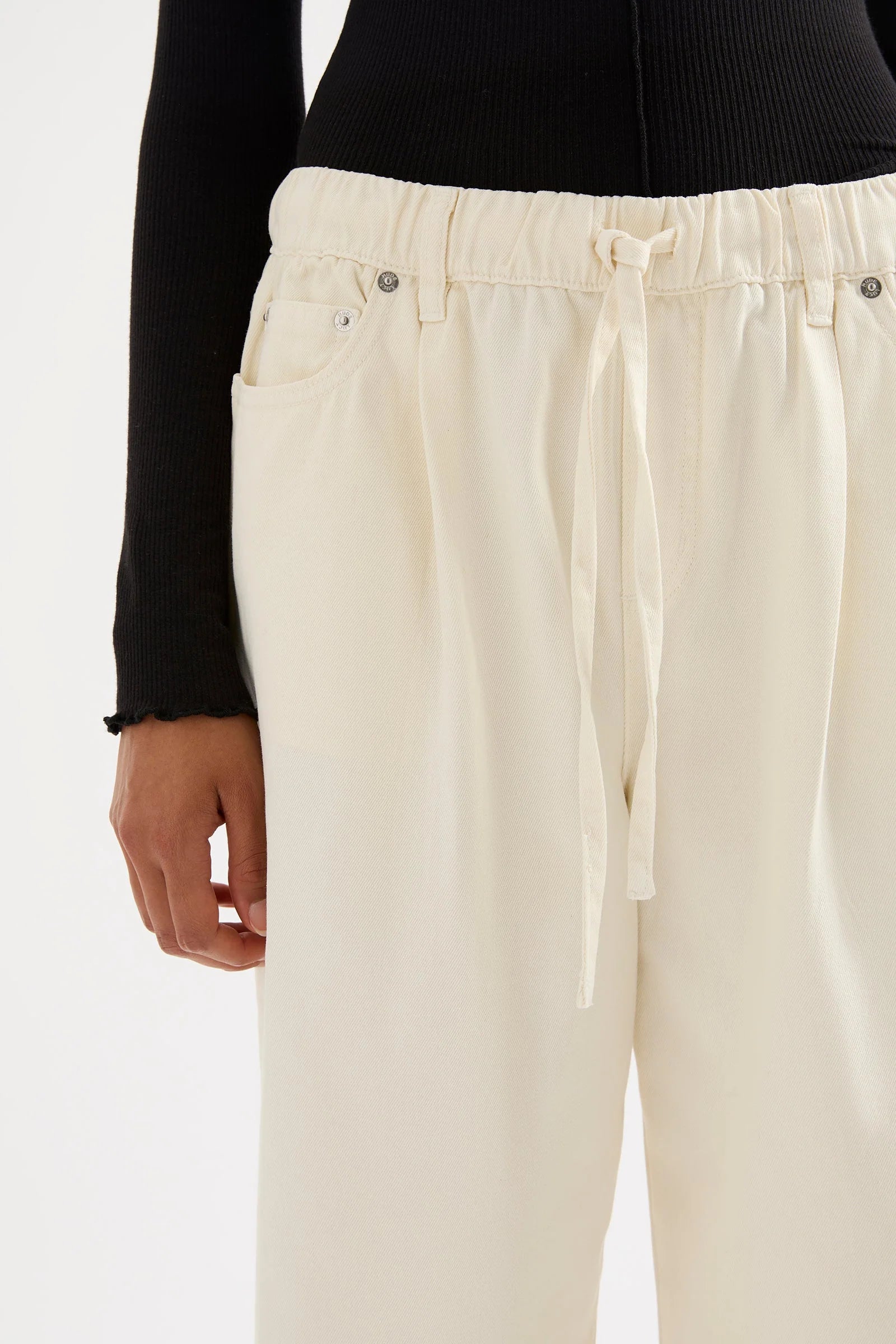 Esme drawstring jean, natural