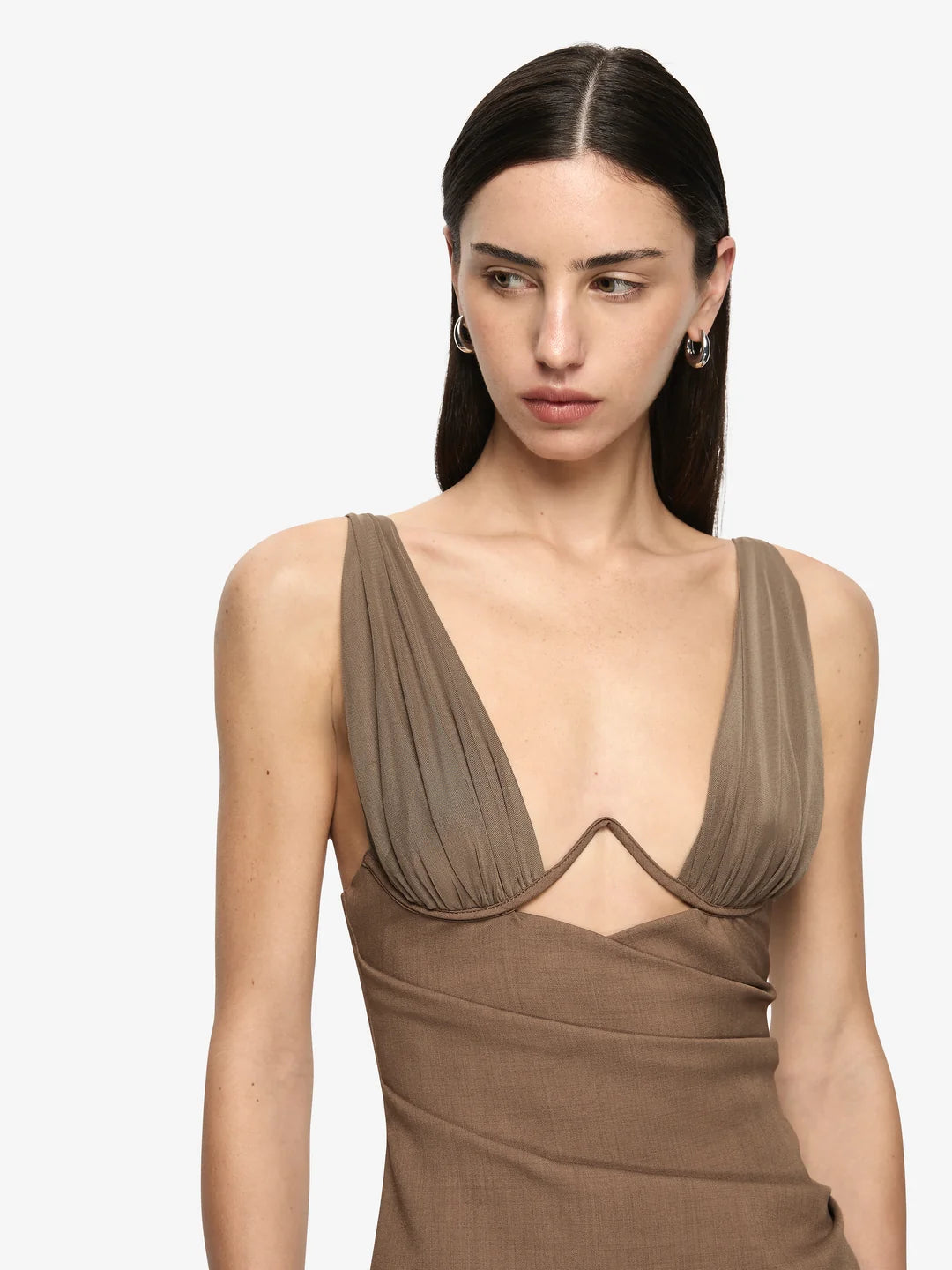Mika mini dress, taupe