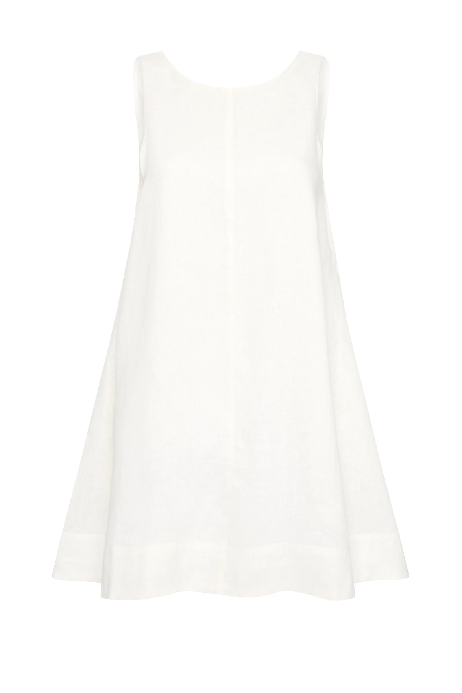 Nemi linen dress, white