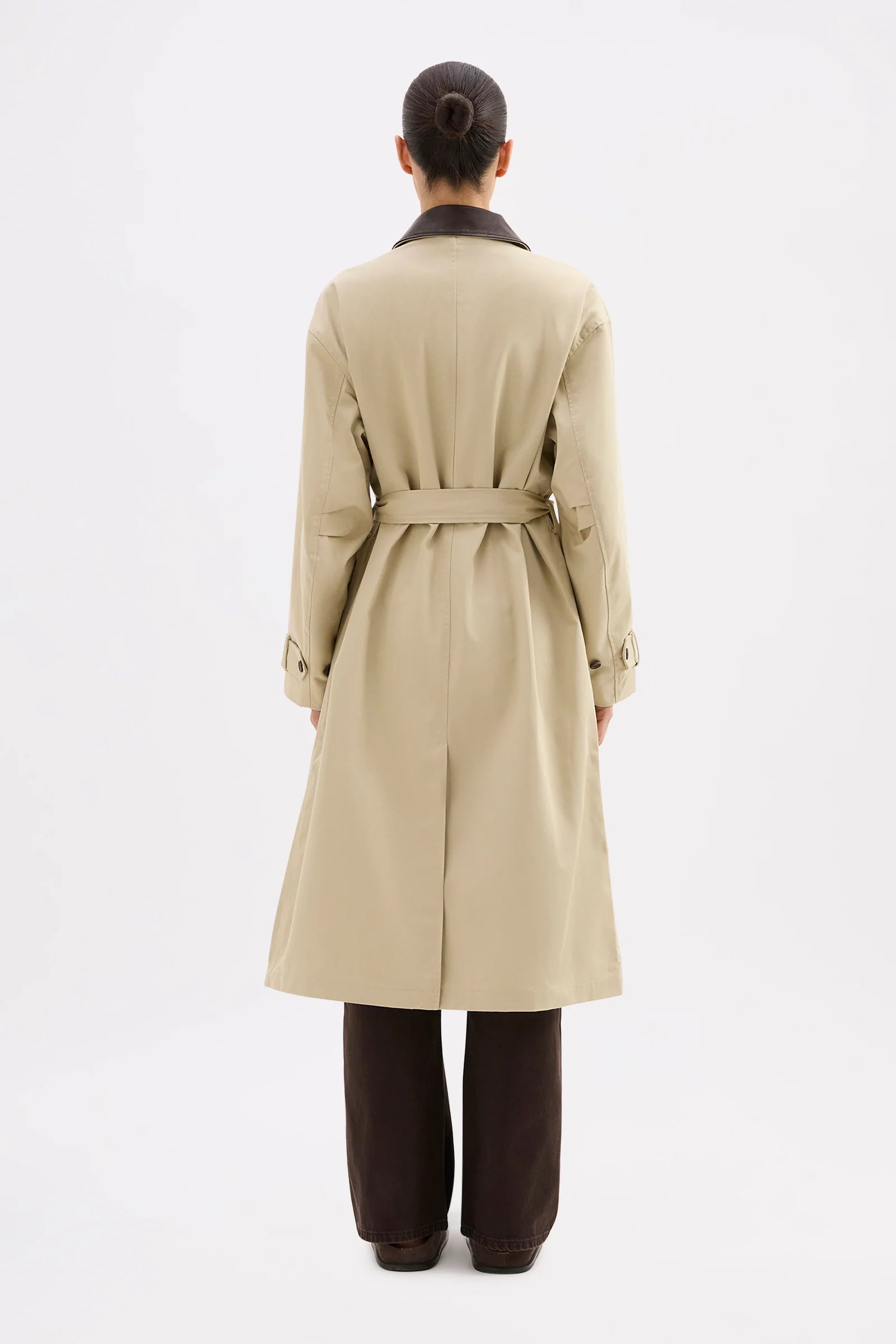 Vanita car coat, fawn