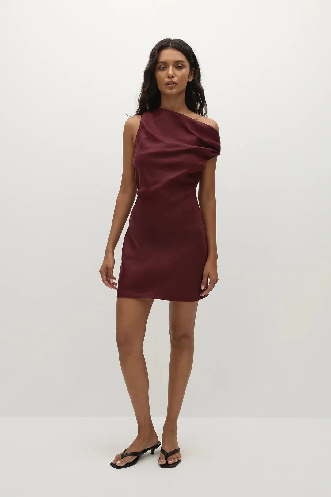 Suis mini dress, Bordeaux