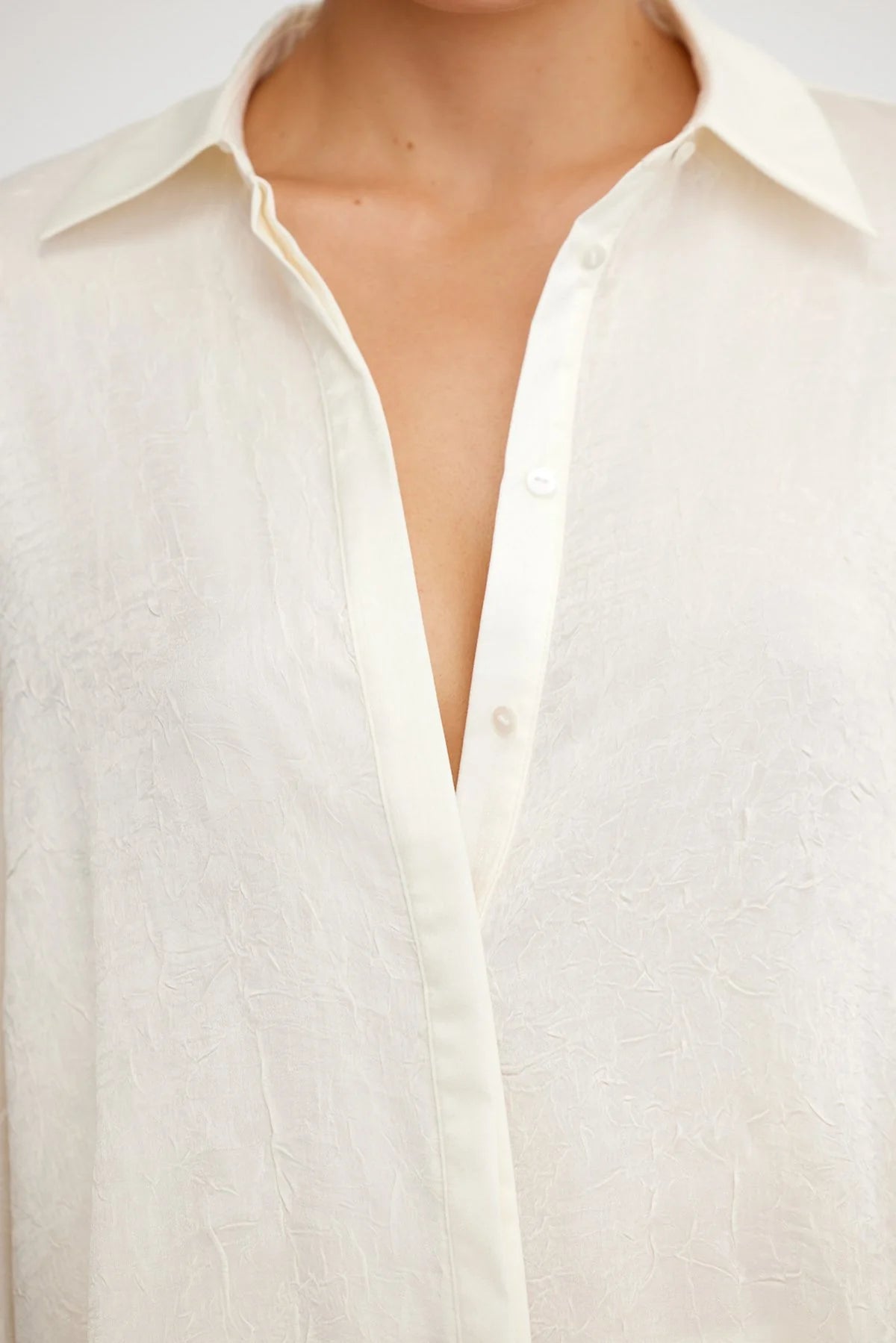 Selene shirt, Ivory