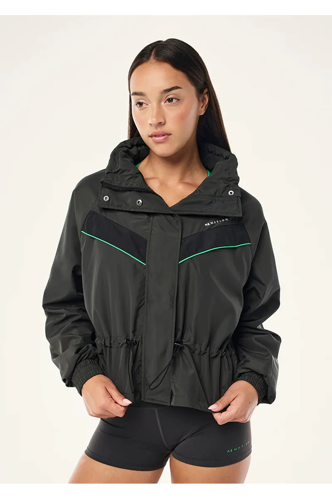 Shelter jacket, caviar