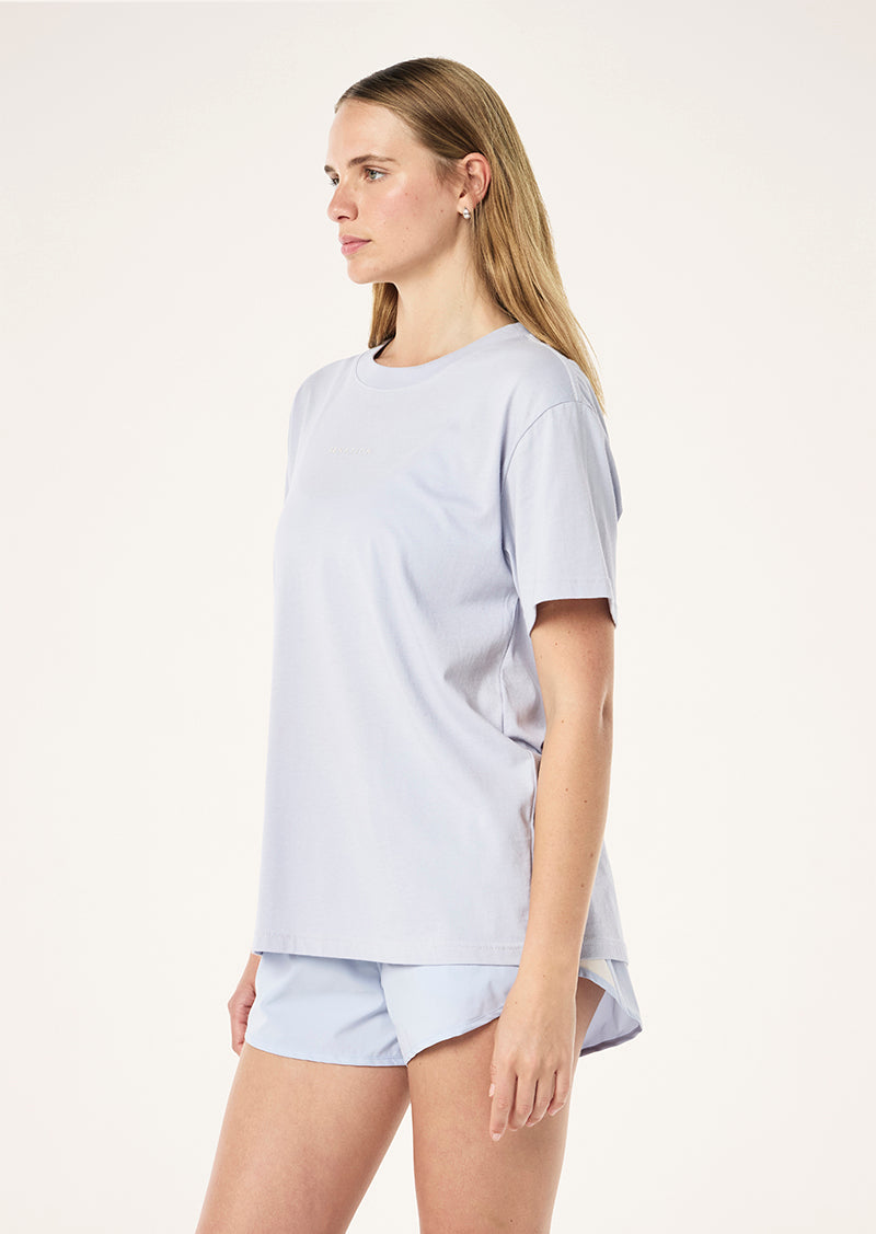 Shift tee, heather blue