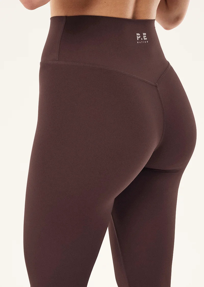 Signature full length legging, dark plum