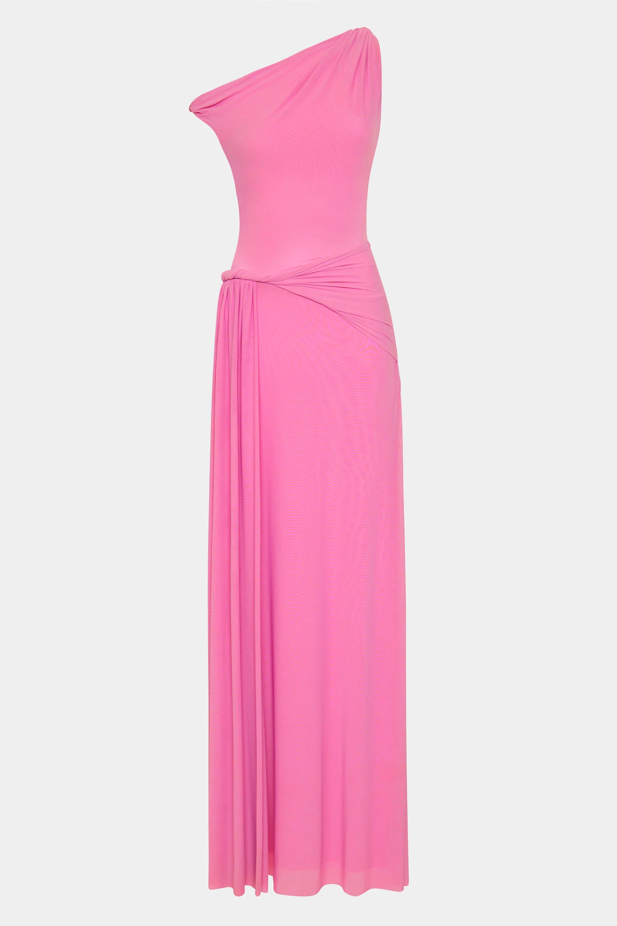 The sisal mesh maxi dress, orchid pink