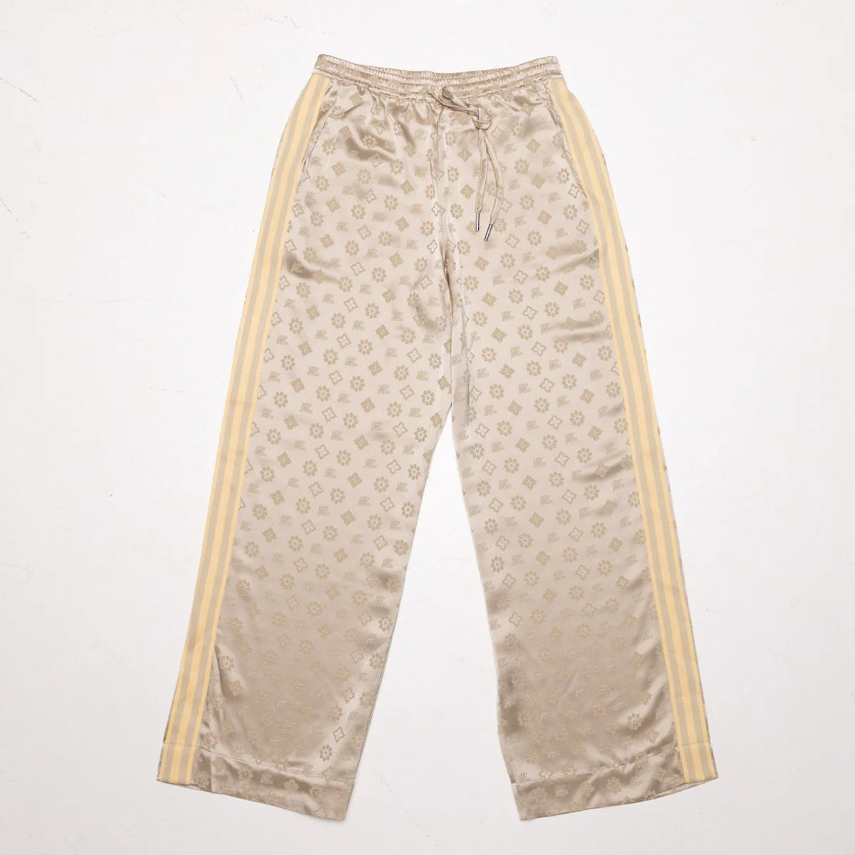 Jacquard satin vacay pant, sand