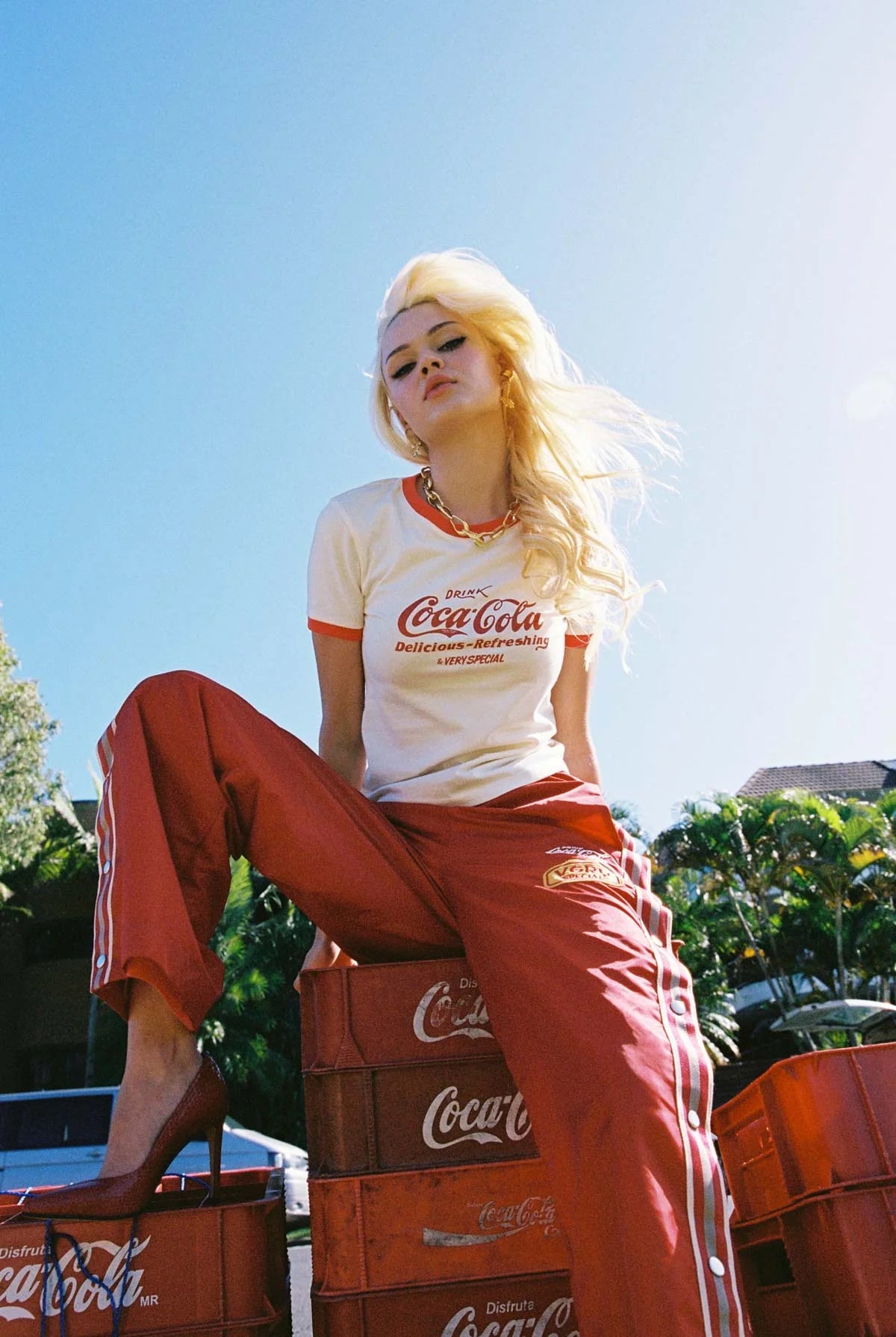 classic coke baby tee