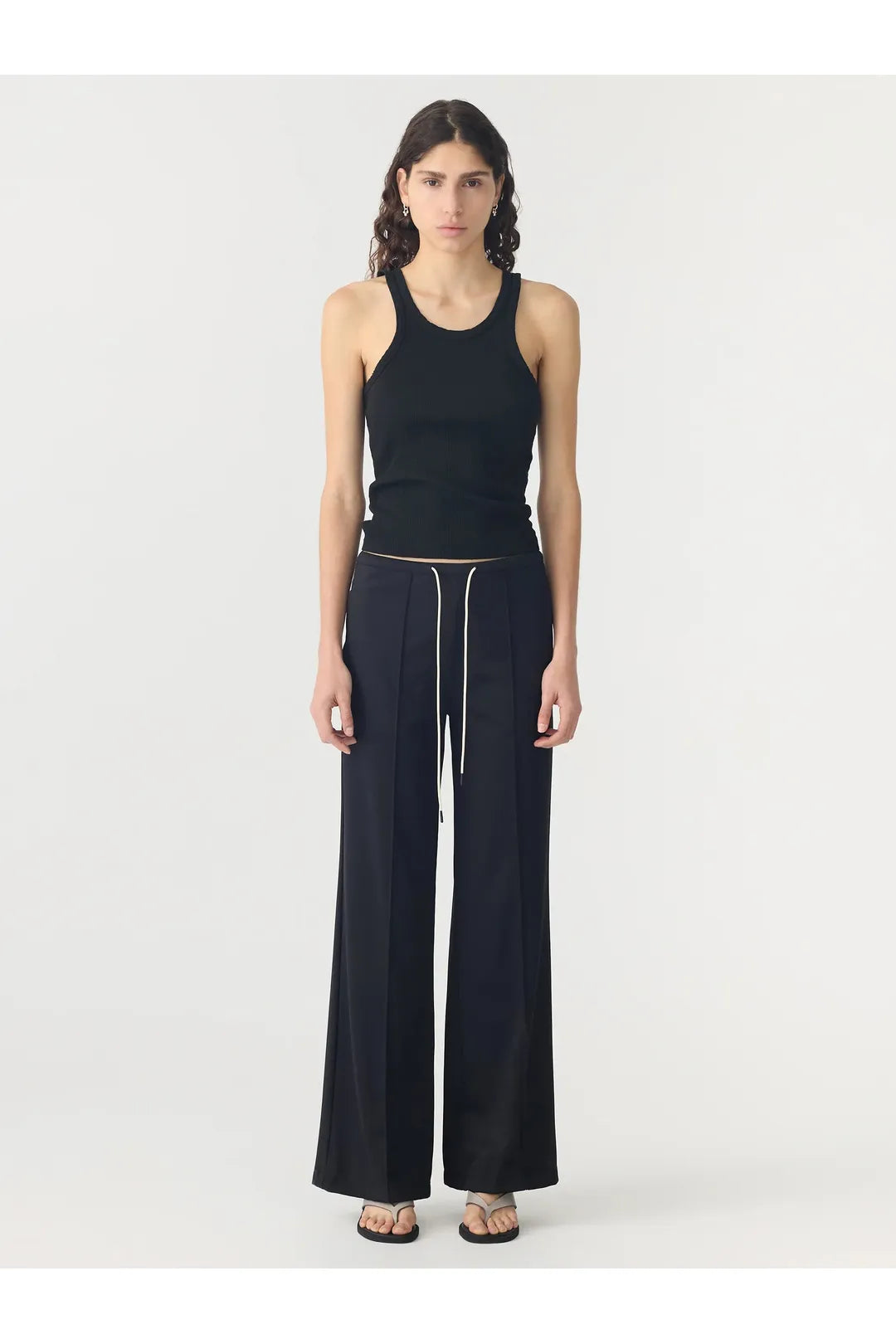 Refined Pinstitch Pant, Black
