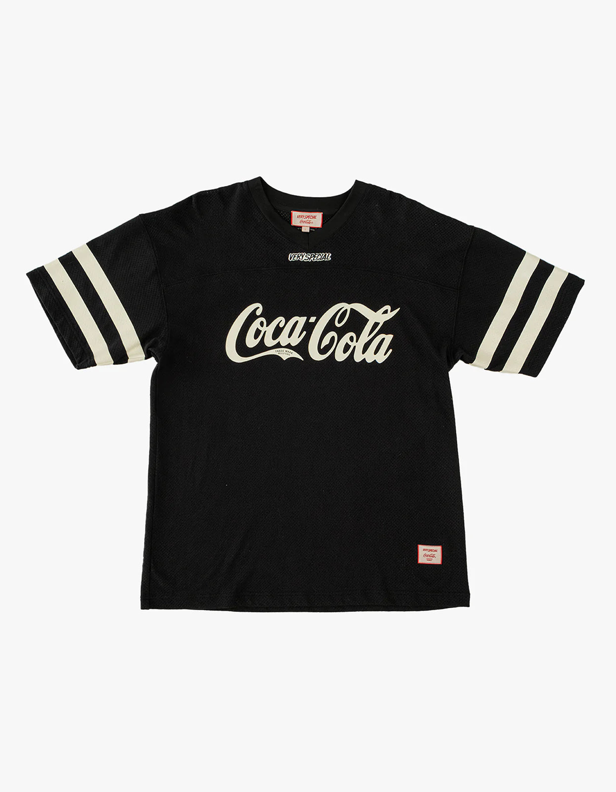 classic coke 5c mesh tee, black