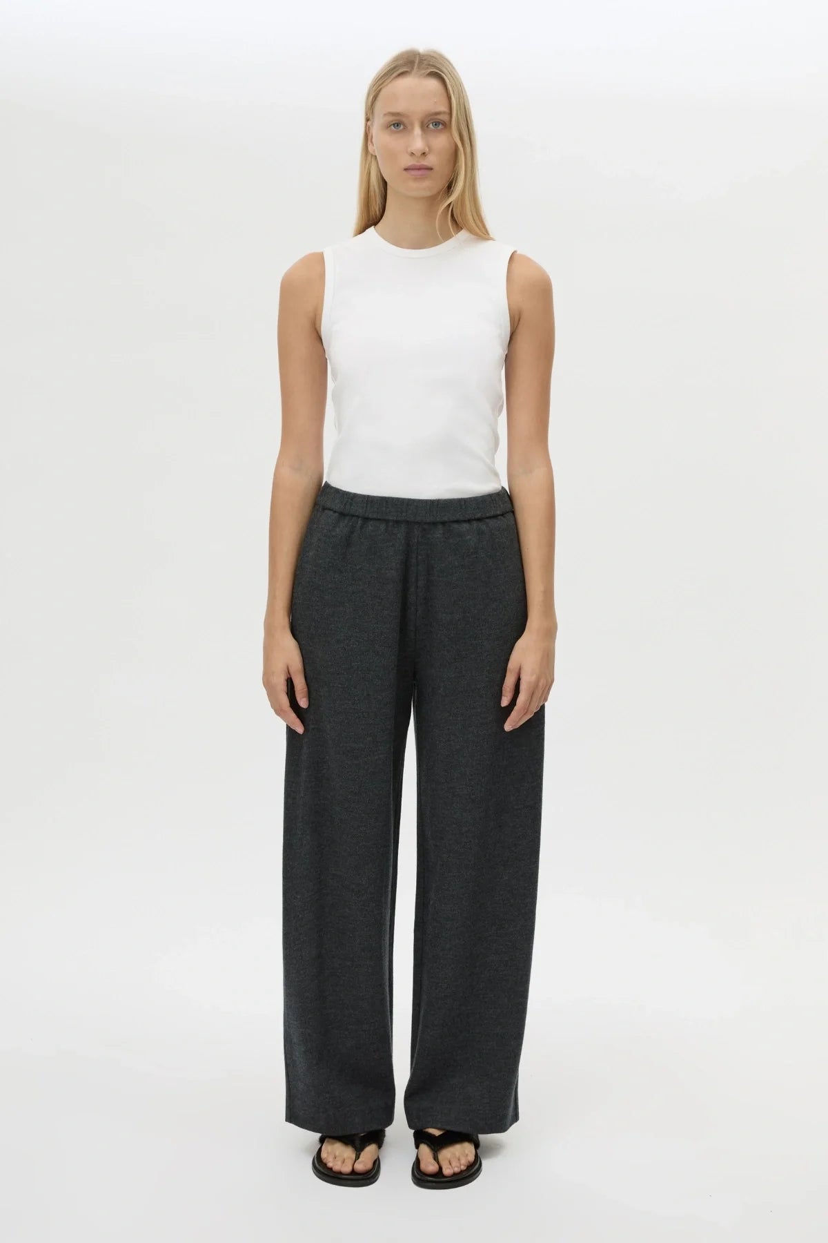 Sabine pant, charcoal marle