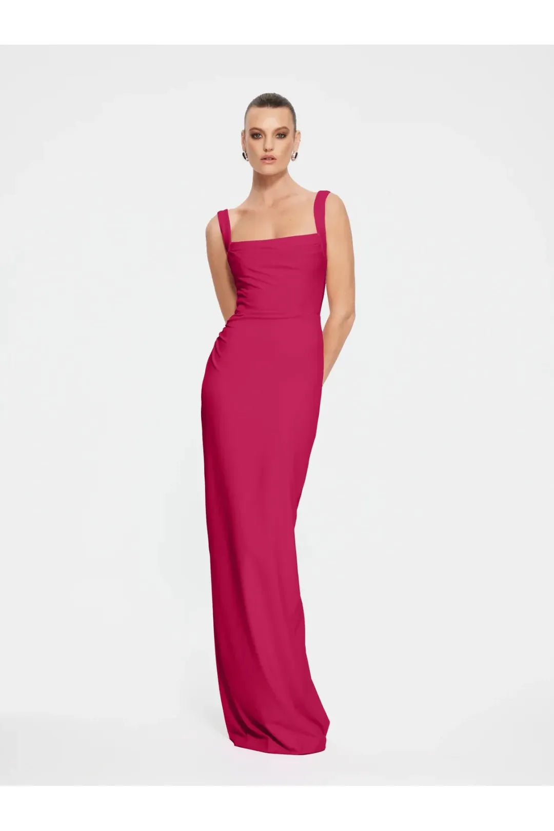Marbella gown, Raspberry
