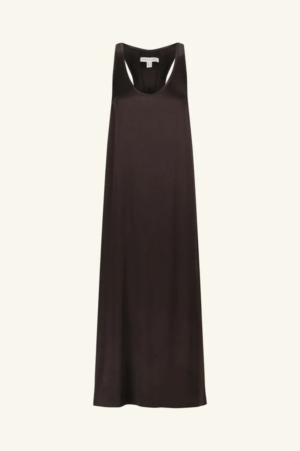 nora twist back midi dress