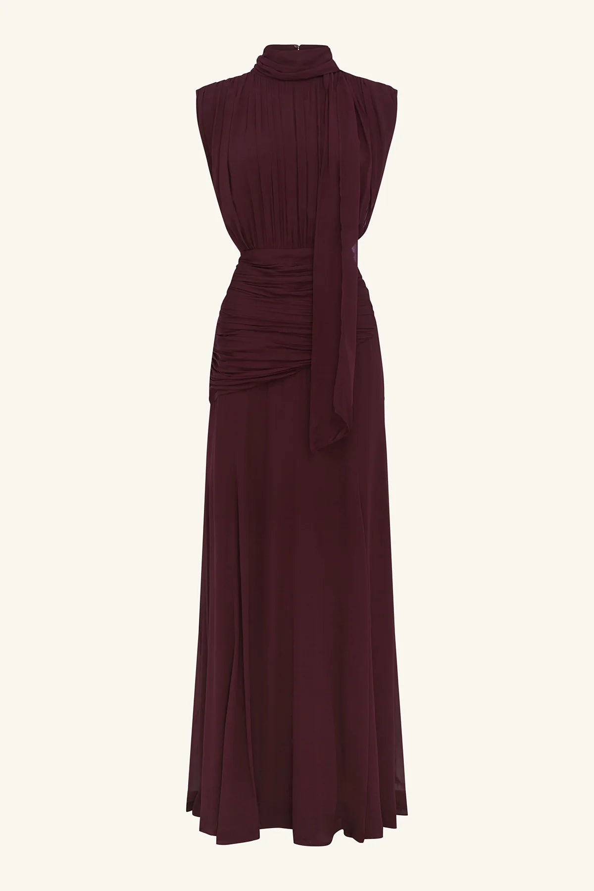 Amina scarf neck dress, wine tasting
