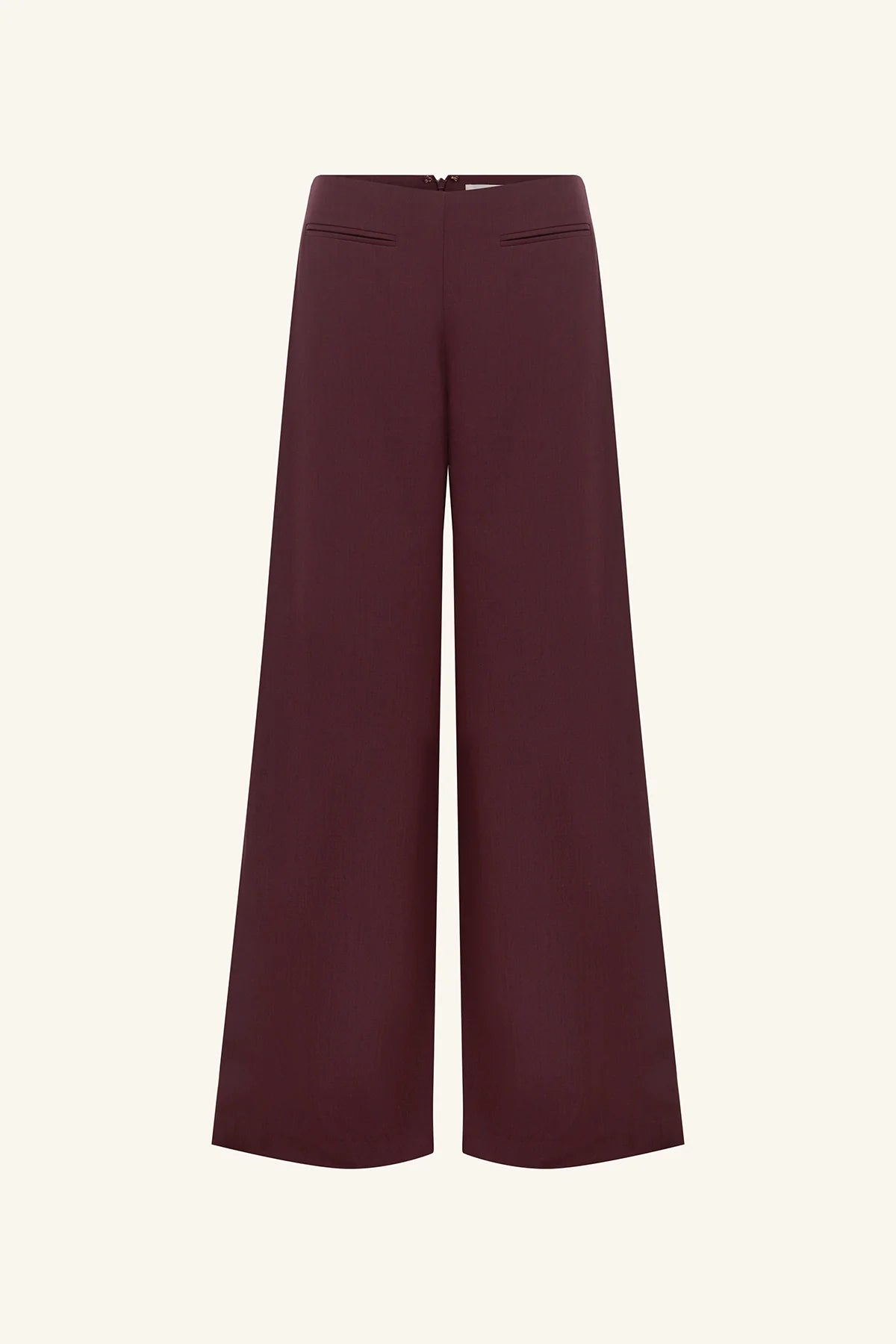 Asher wide leg pant, berry