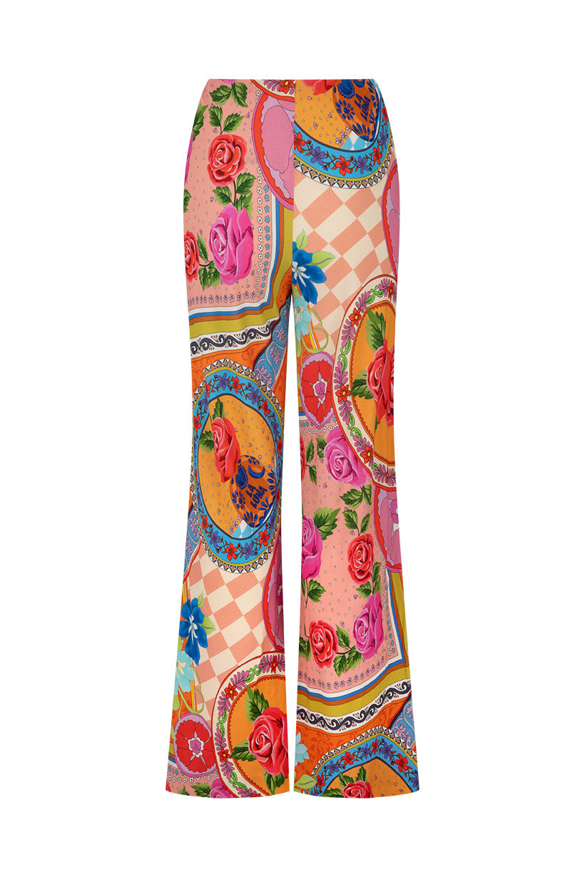 Aphrodite bias pant, rose