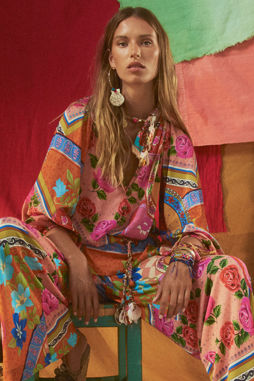 Aphrodite blouse, rose