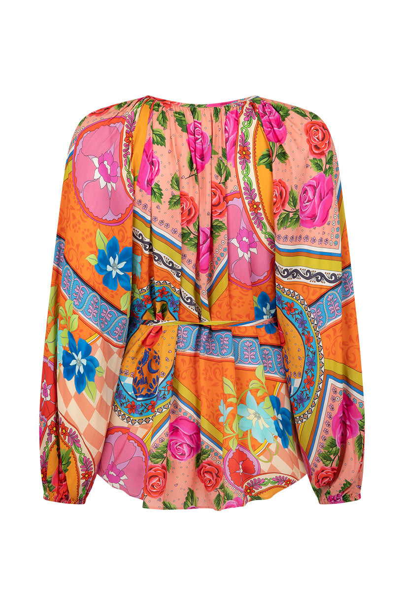 Aphrodite blouse, rose