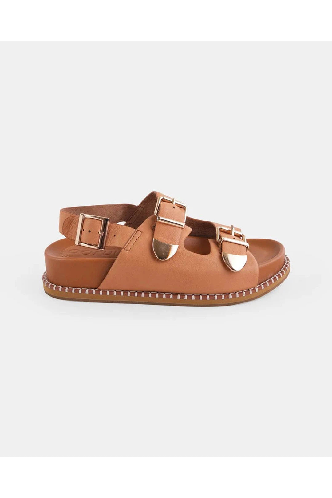 Stella Leather Sandal - Tan