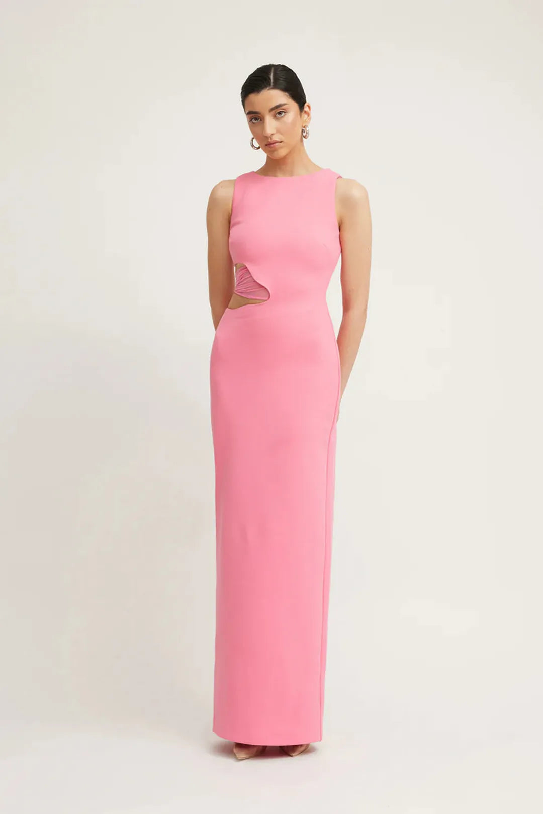 Valentina dress, rouge pink
