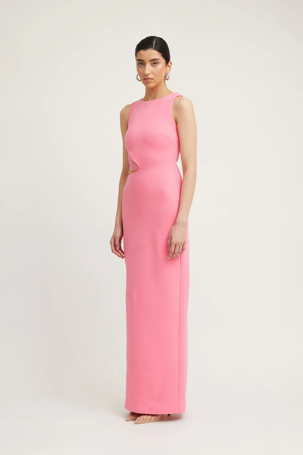 Valentina dress, rouge pink