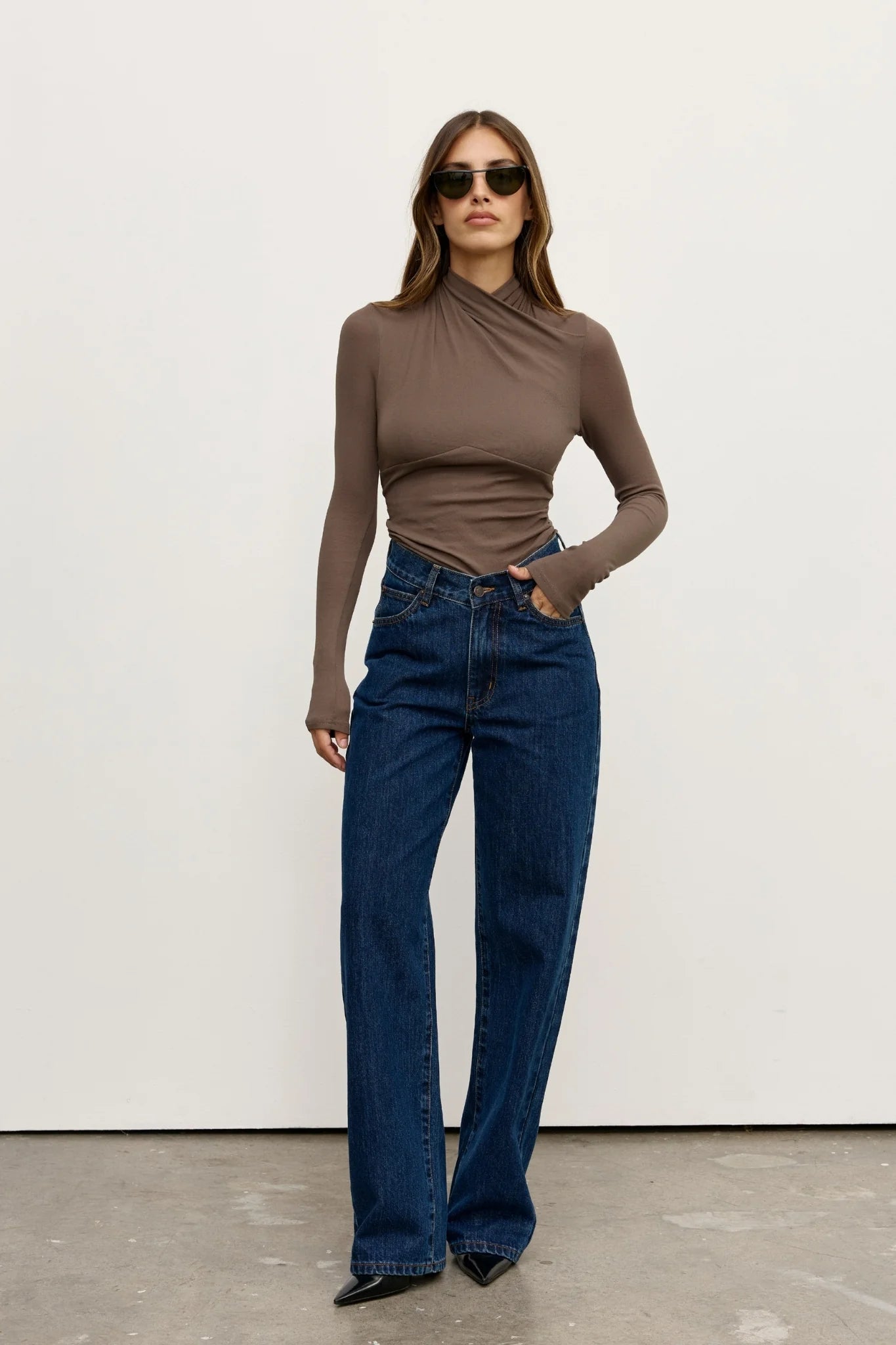 Tonia top, grey