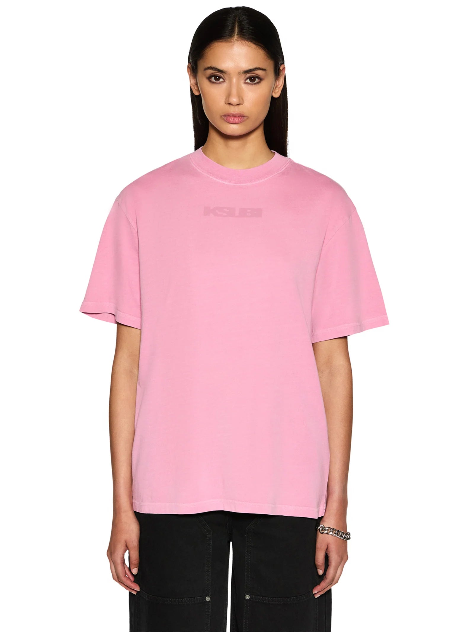 sott oversizes ss tee, hyper pink