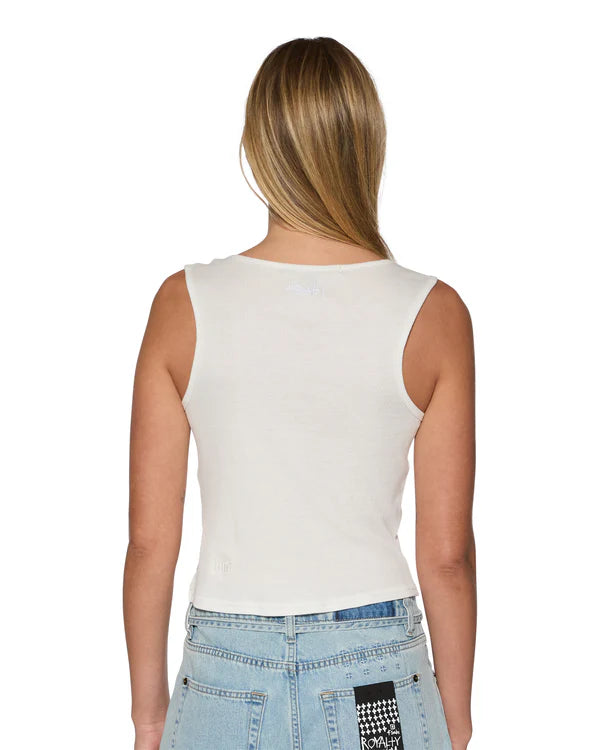 twisted tank, white