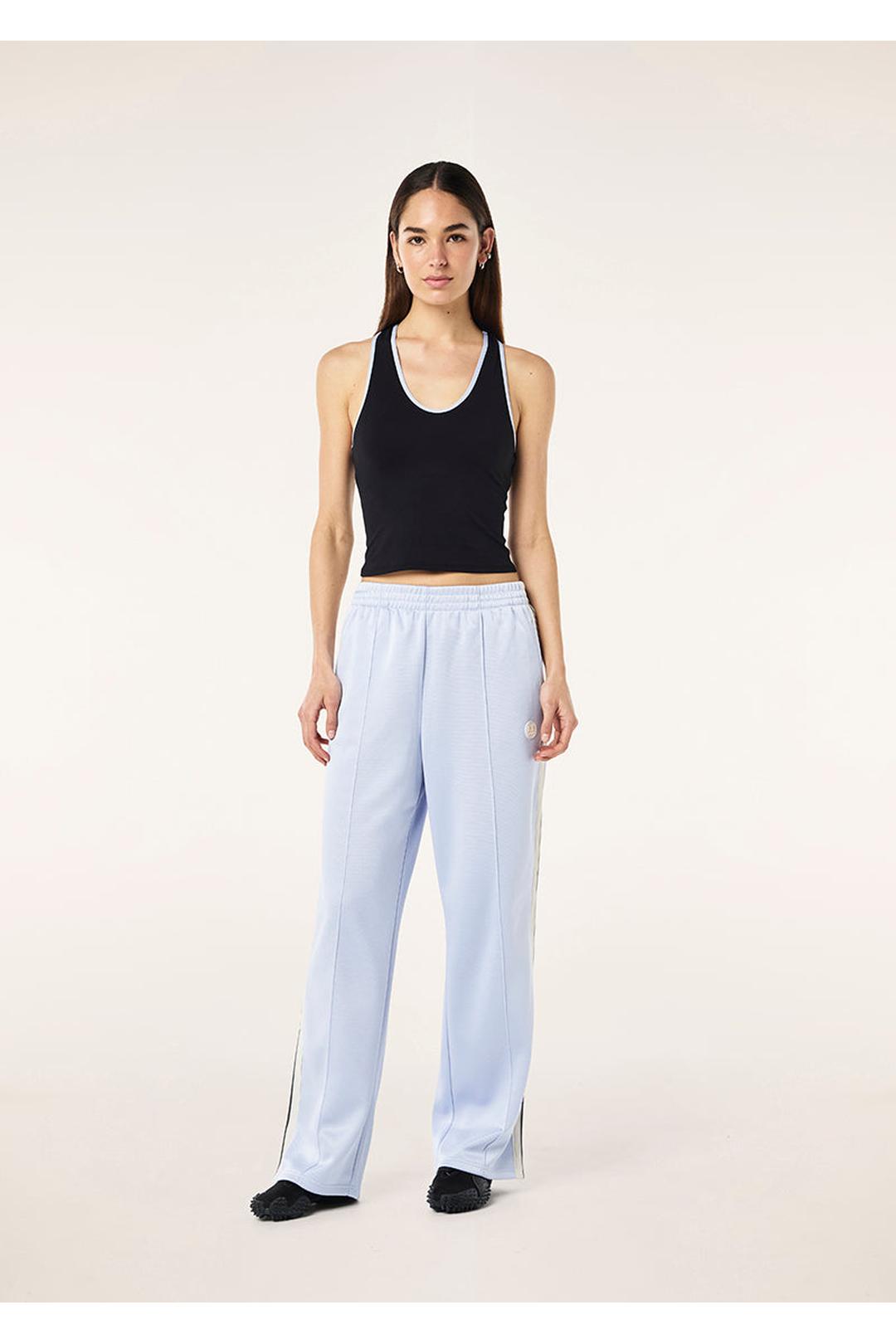 Tricot trackpant, dusty blue