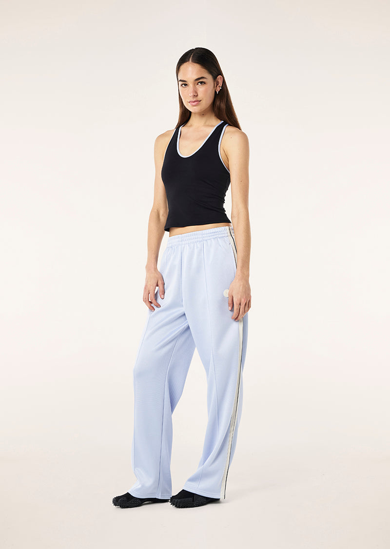 Tricot trackpant, dusty blue