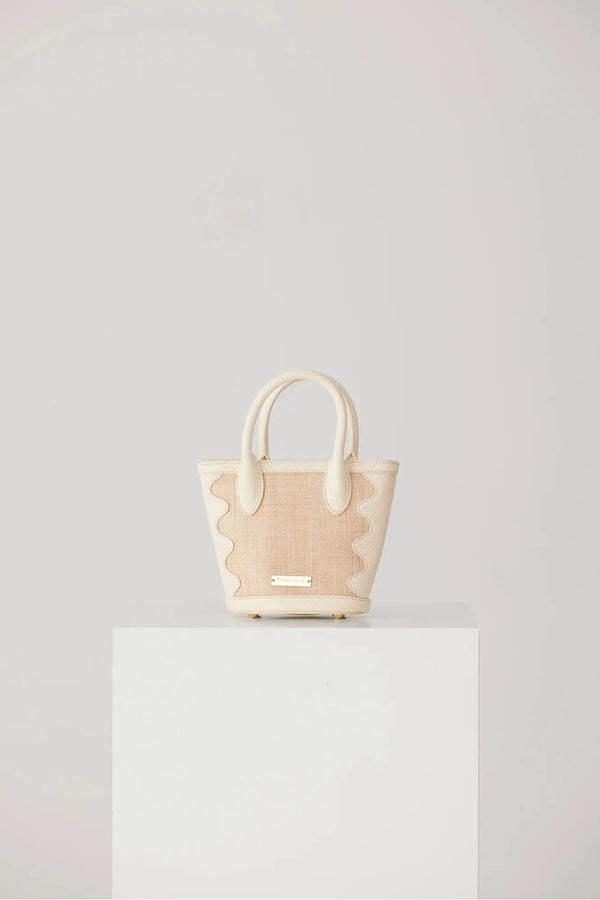 Blanca Wave Bag, Ivory