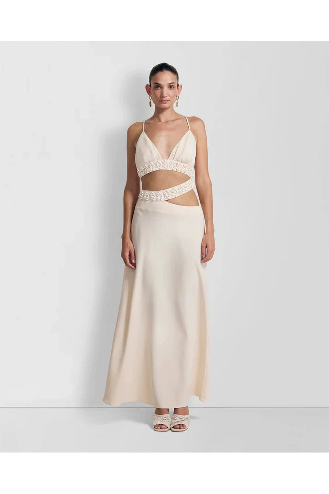 La playa maxi dress, Ivory