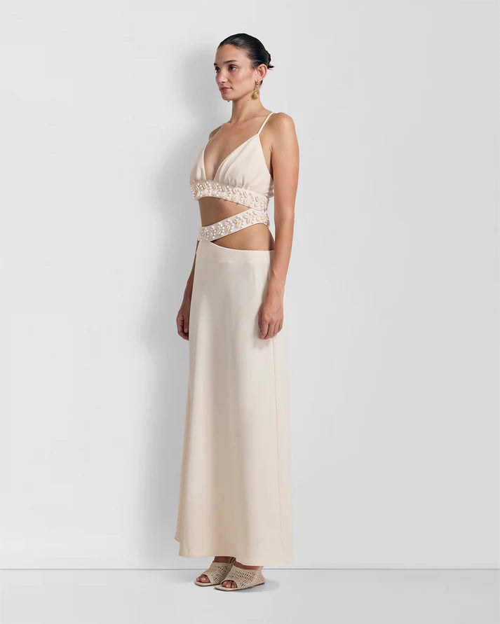 La playa maxi dress, Ivory