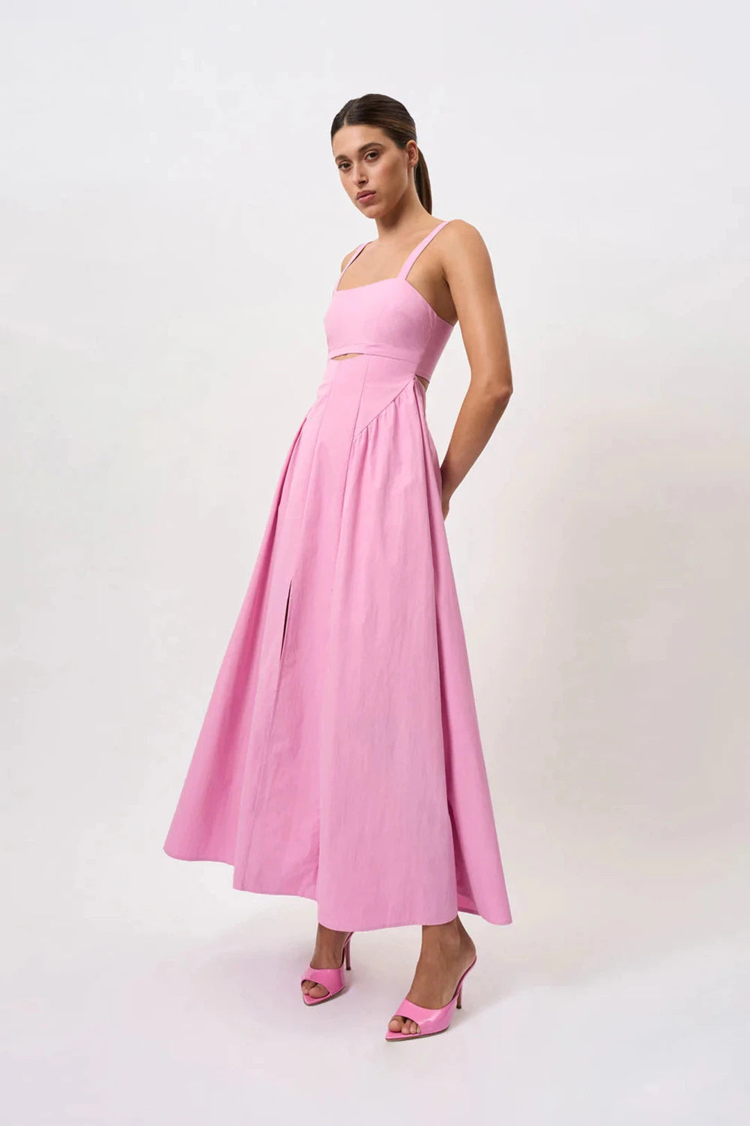 Destiny ankle dress, pink