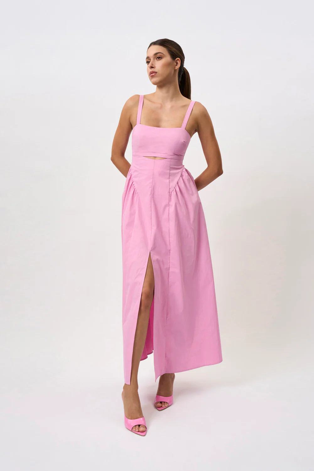 Destiny ankle dress, pink