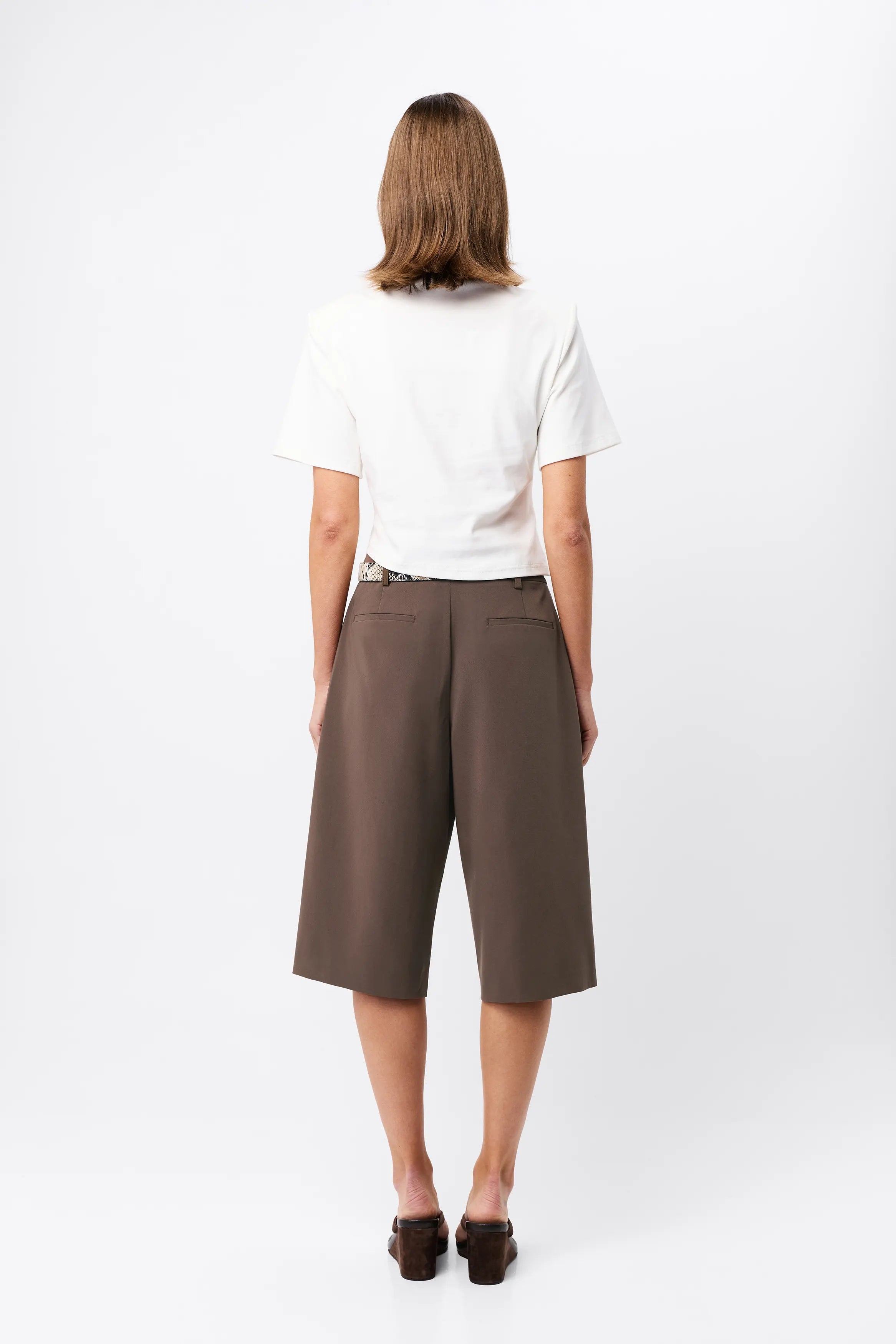 Tied & true top, white